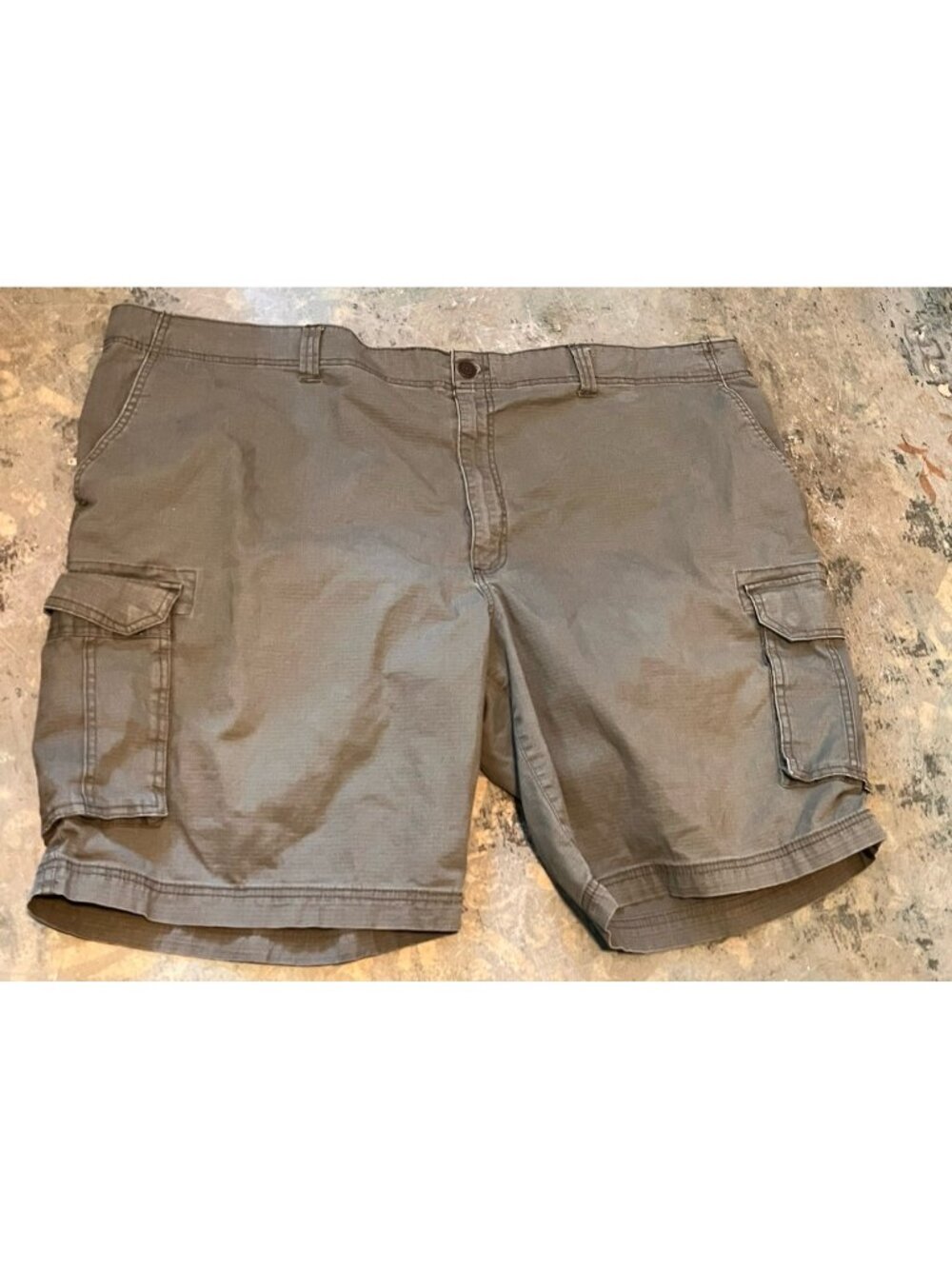 True Nation Shorts Mens Sz 52 Cargo Canvas Stretch Flat Front Casual Summer